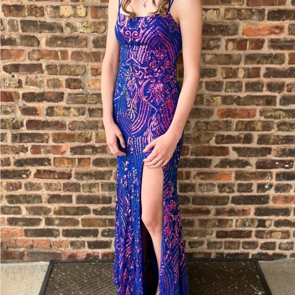 Blue Prom Dress